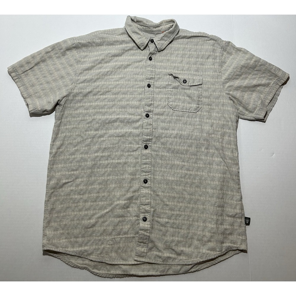 Howler Brothers Bros Abstract Shape XL Pattern Button Down Short Sleeve Shirt